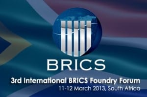 Brazil, Russia, India, China and South Africa.