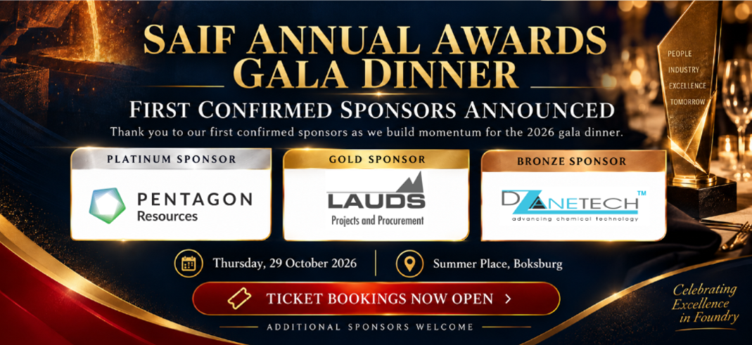 SAIF 60th Annual Awards Gala Dinner - First Confirmed Sponsors