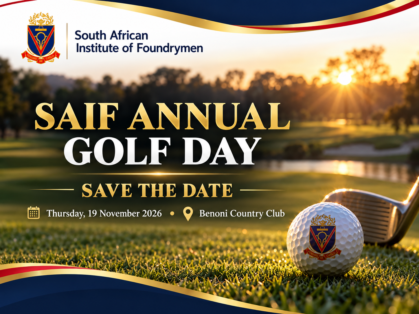 SAIF Annual Golf Day 2026 - Save the Date